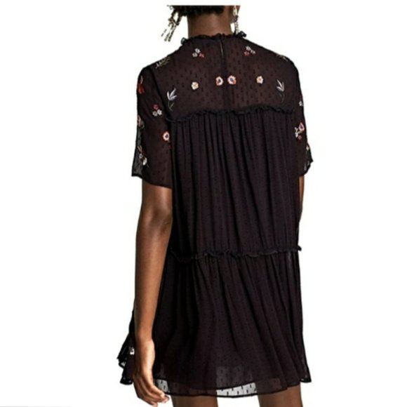 ZARA - EMBROIDERED / SEQUIN EMBELLISHMENT DRESS - Picture 7 of 7